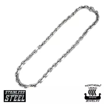 Northen Viking Jewelry Ankkuriketju 8mm - Miesten kaulakorut - NVJKE014 - 1
